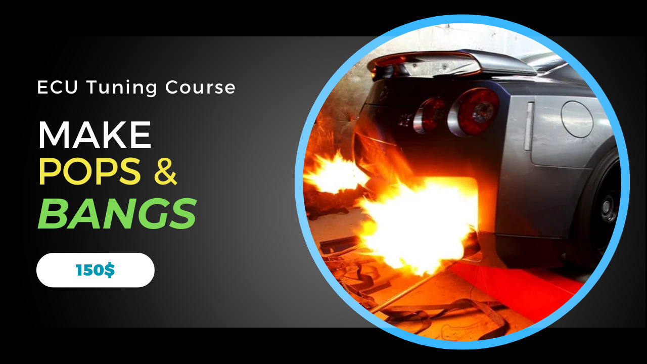 Pop and Bang ECU Tuning Course – How to Make Pops and Bangs by ECU Remap