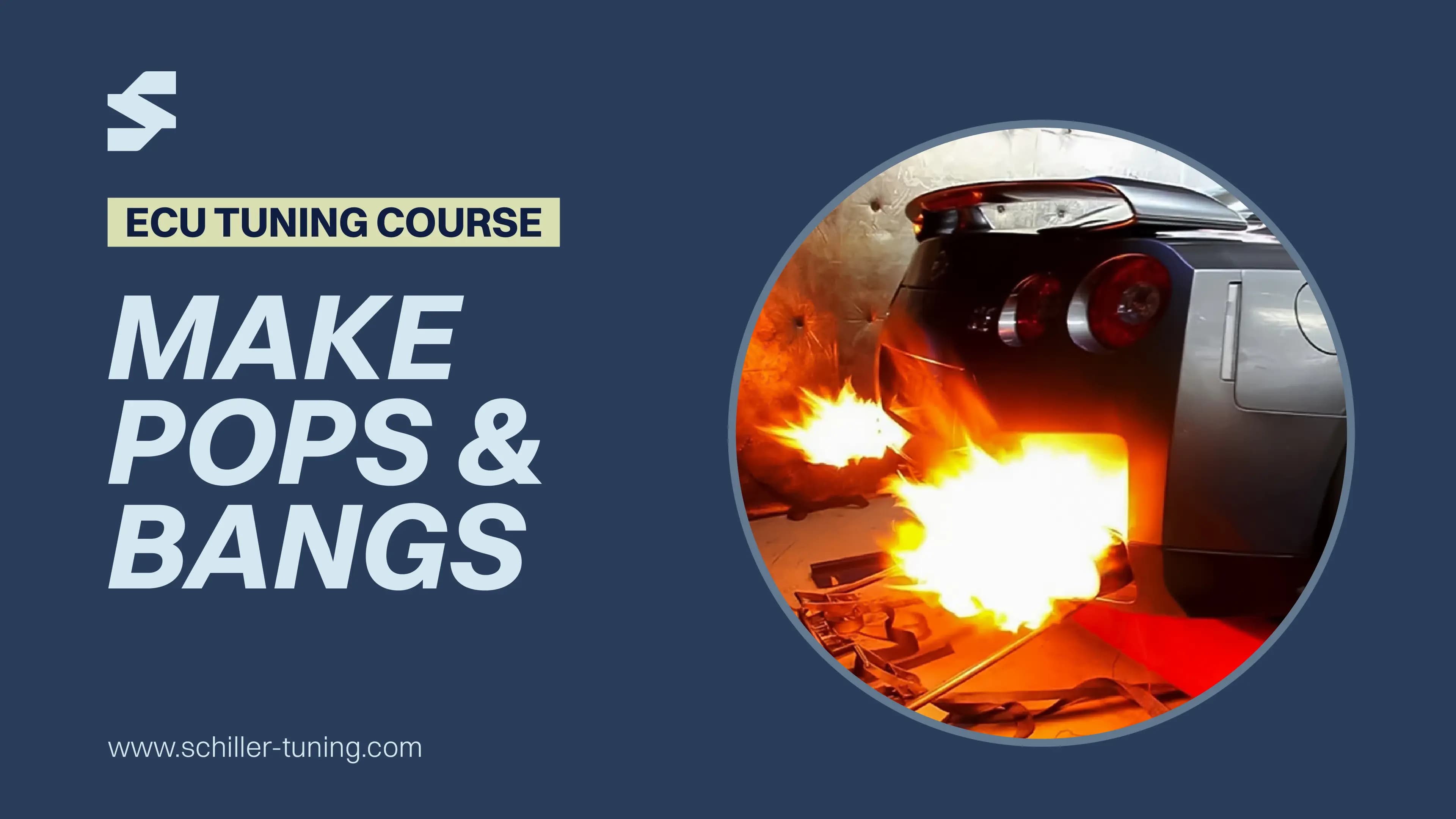 Pop and Bang ECU Tuning Course – How to Make Pops and Bangs by ECU Remap