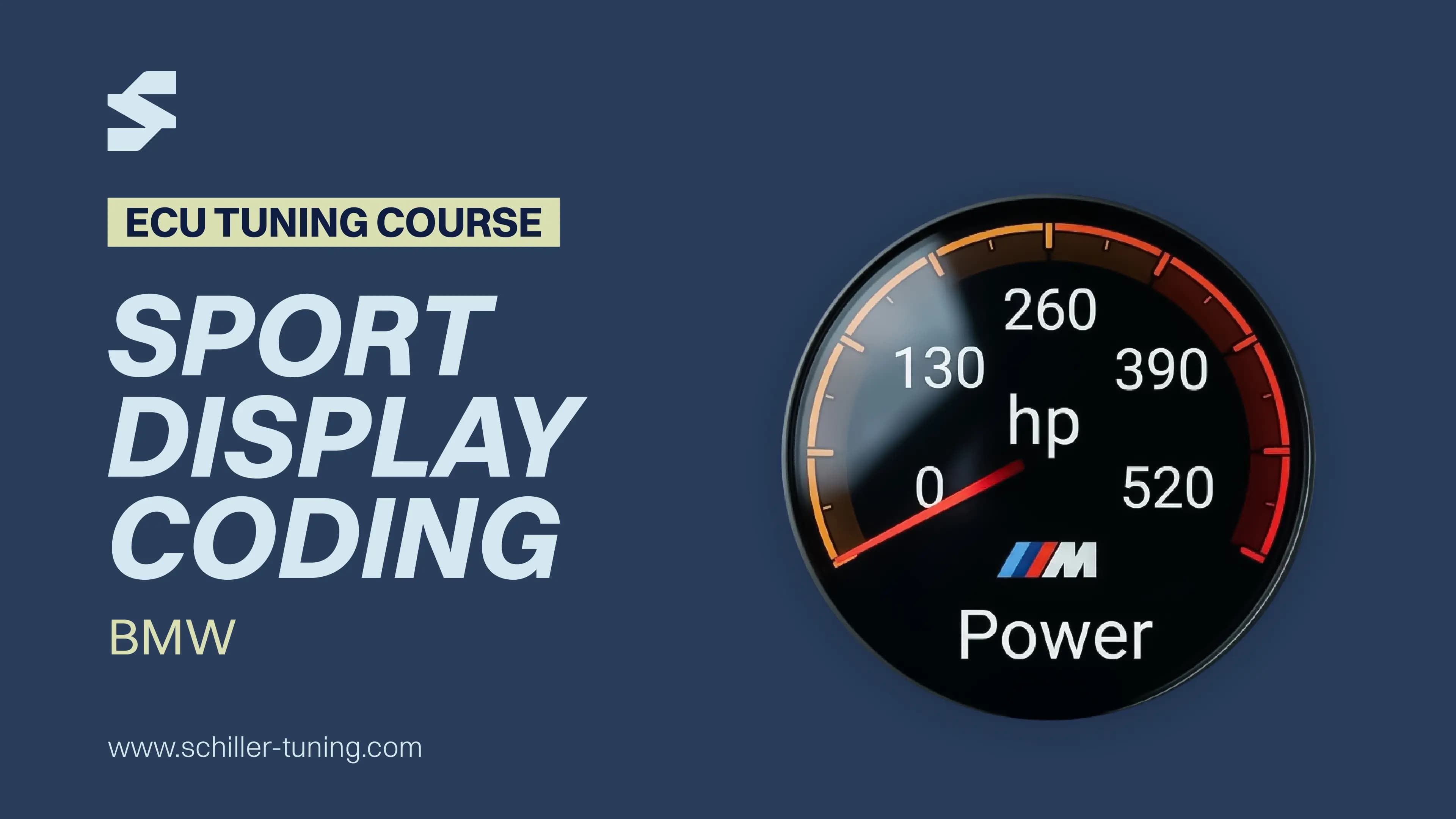 BMW Sport Display Calibration via ECU Remap